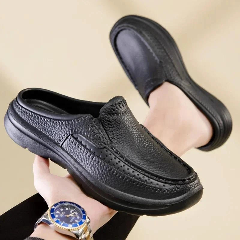 New Fashion Sandals High Quality Slippers Soft Beach Sandals Men Slip on