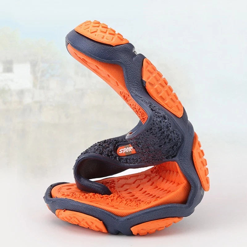 Summer Soft Casual Mens Flat Wedge Sandals Thong Flip Flops Slippers Beach New