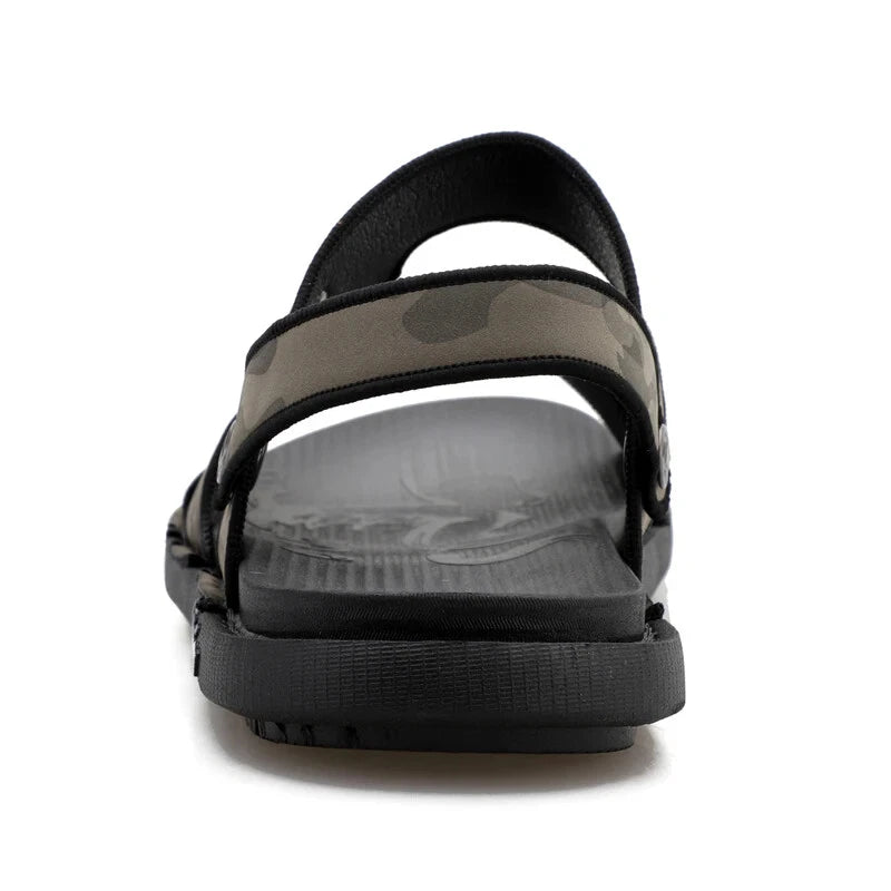 Outdoor Sandals Mens Slippers Fashion Breathable Beach Sandals Leather Sandalias