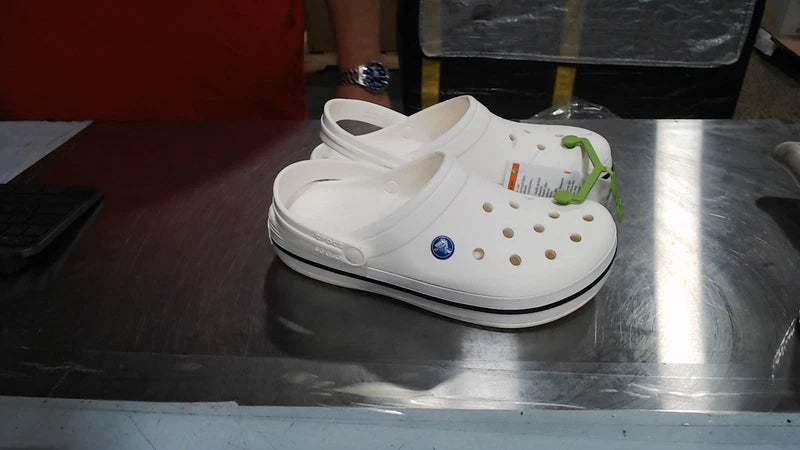 UsedLikeNew_Crocs Unisex-Adult Crocband Clog, White, 9 Women/7 Men_White_Sz9