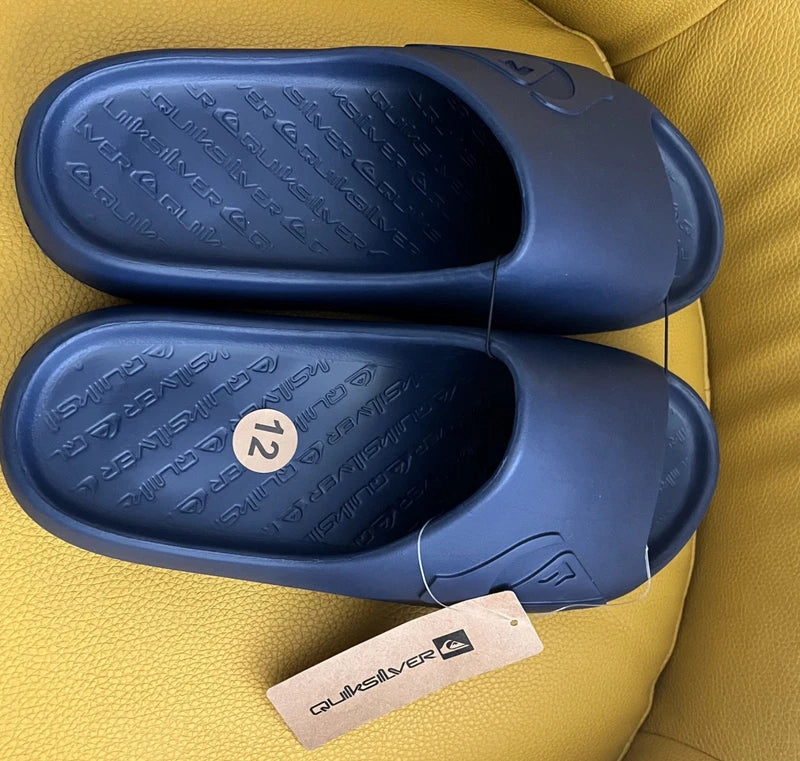 NEW QUICKSILVER MENS 12 CLOUDBREAK SHOES CLOGS SLIDES SANDALS SLIPPERS BEACH GYM