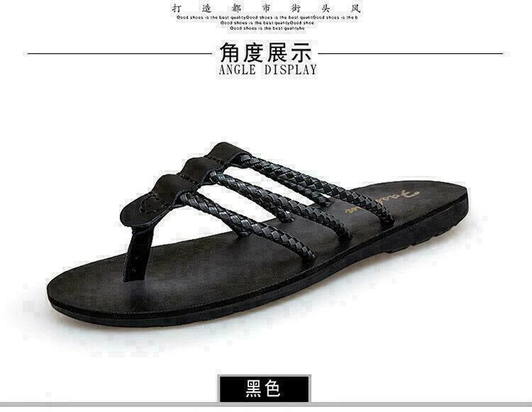 Mens Clip Toe Thong Sandals Shoes Slippers Flats Slip on Flats Beach Outdoor new