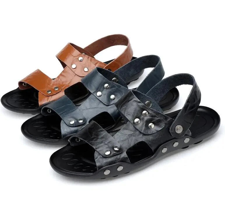 Mens Open Toe Sports Flats Sports Walking Summer Beach Sandals Slippers Shoes DW