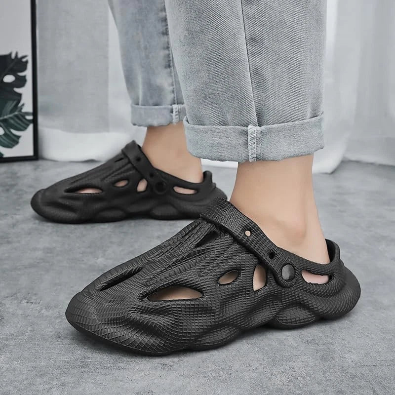 Men's Casual Beach Sandals, Anti-Skid Slippers, Comfort Footwear