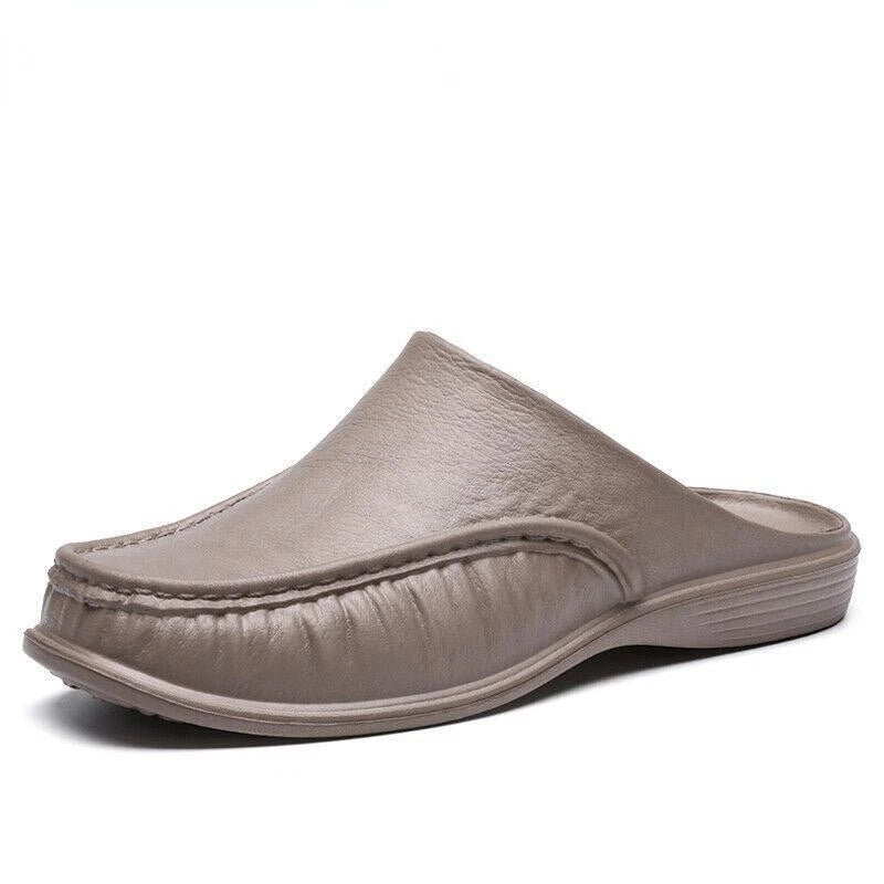Men's Plus Size Slippers Slip On Flats Beach Close Toe Sandals Shoes