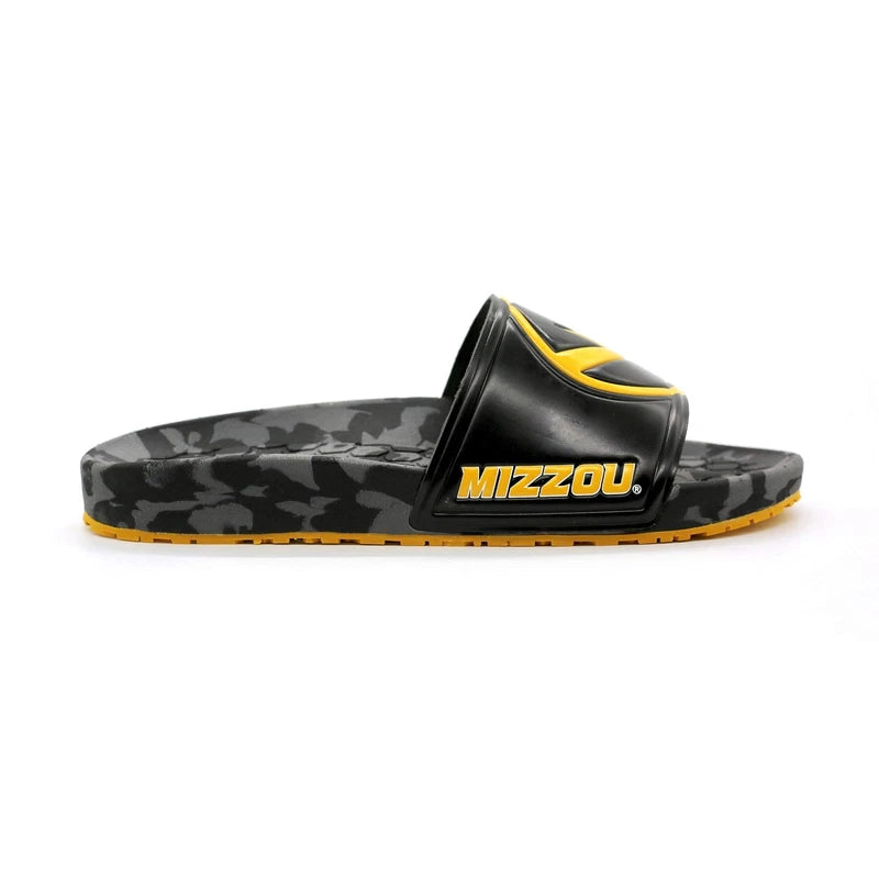 University of Missouri Mizzou Tigers NCAA Sandals - Beach Slides - Pool Slippers