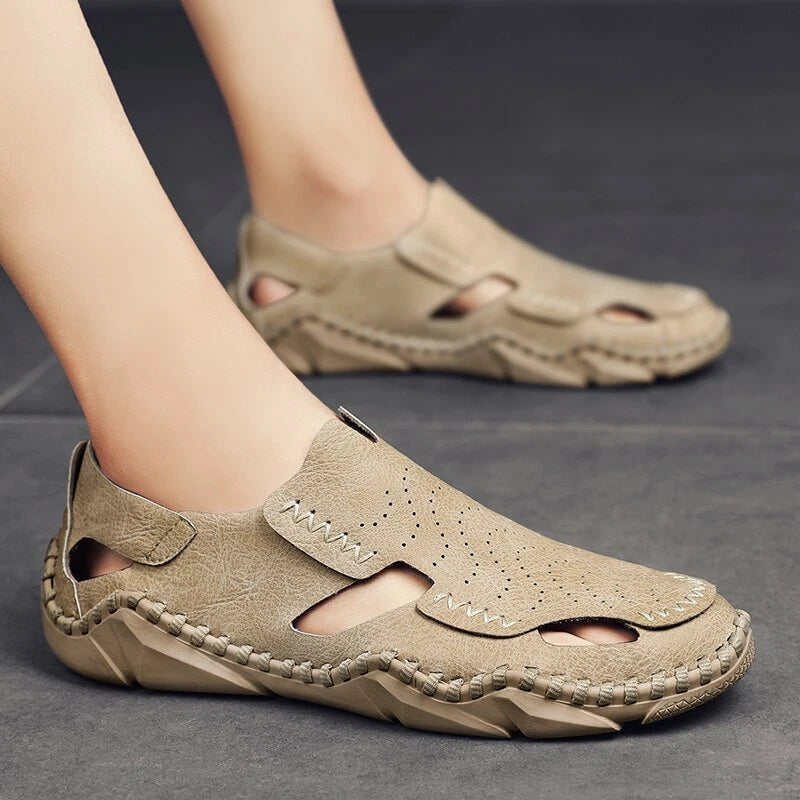 Summer Outdoor Beach Slipper Comfortable Sandals Leather Hiking Casual Shoes