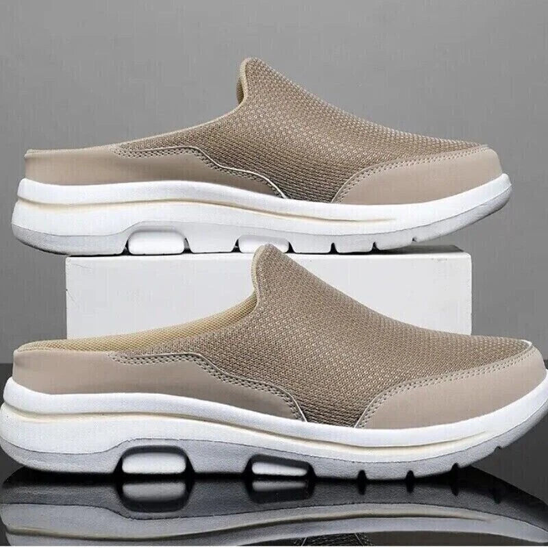 Men/Women Slip On Mules Light Open Back Shoes Walking Shoes Closed Toe Slides