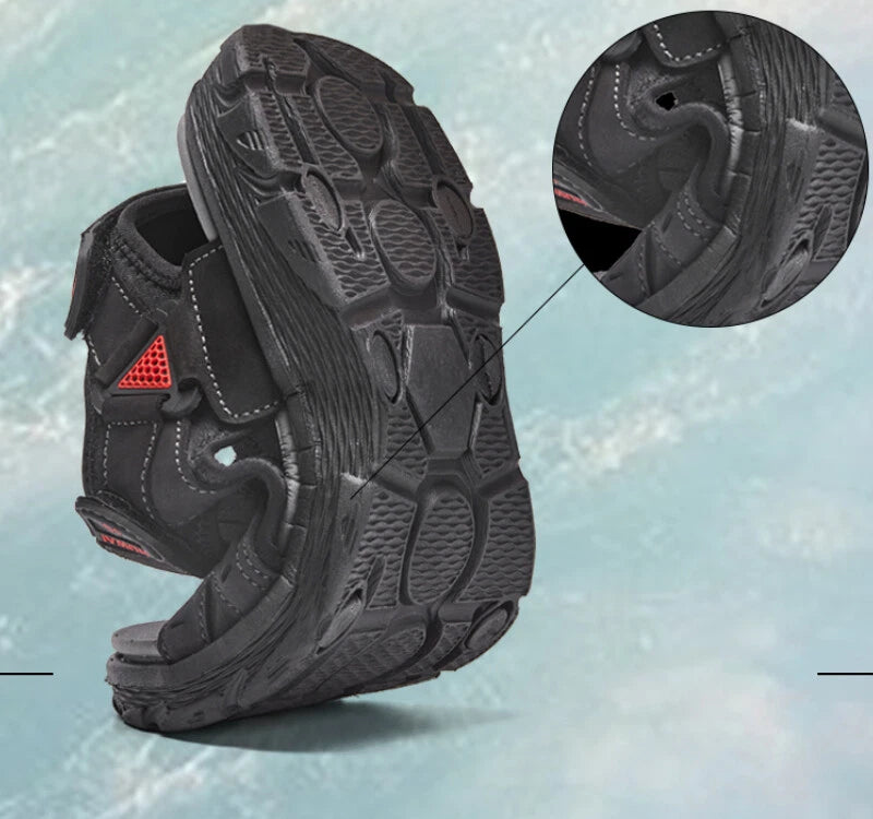 Mens Sandals Roman Casual Shoes Soft Walking Non-slip Beach Slipper