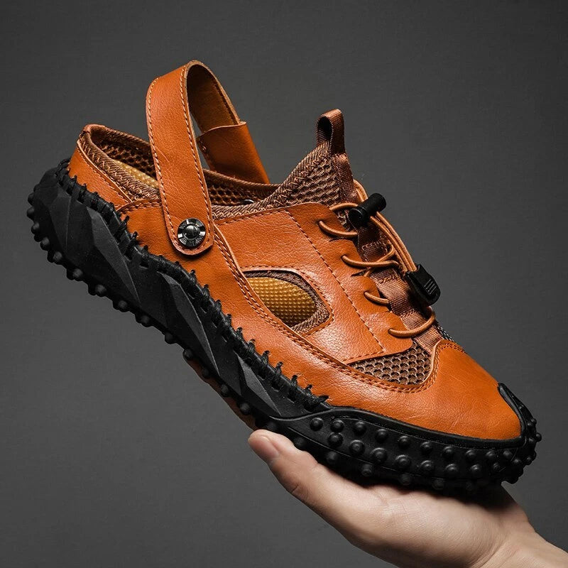 Retro Men Sandals Slides Clogs Men Shoes Casual Summer Slippers Beach Footwear