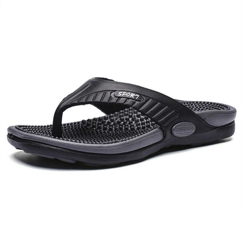 Mens Thong Flip Flops Sandals Farbic Comfort Beach Sandal Slippers US Size 6-11