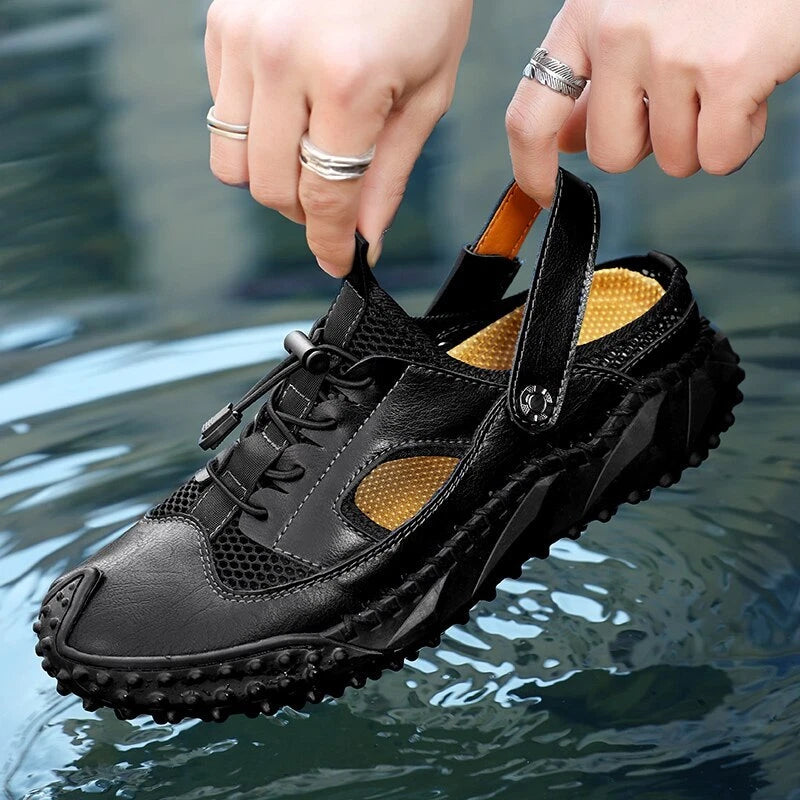 Retro Men Sandals Slides Clogs Men Shoes Casual Summer Slippers Beach Footwear