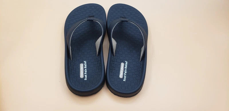 Thearches Men's Beach Sandals Flip Flop, Quick-Dry Arch Support Orthotic Comfort