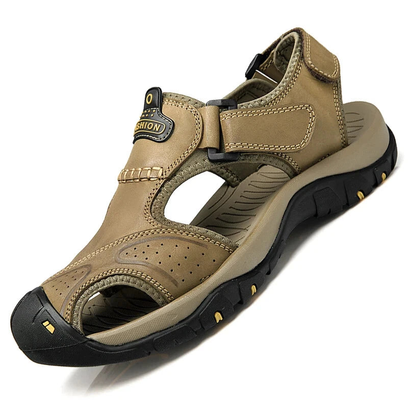 Sandals for Men Summer Outdoor Beach Shoes Casual Womens Leather Sneakers