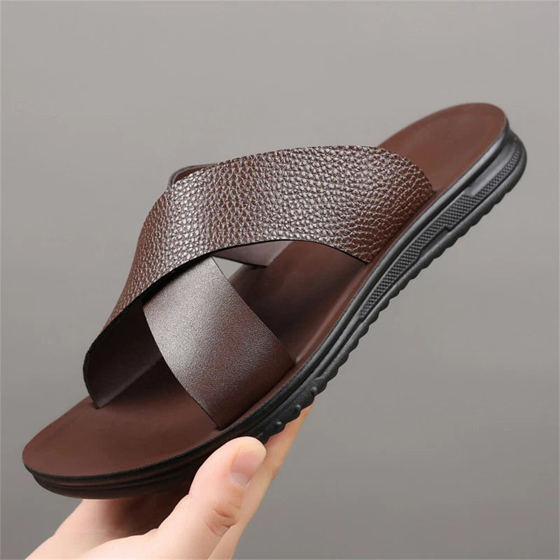 Men's Slip On Slides Sandals Summer Casual Slippers Outdoor Beach Sandals