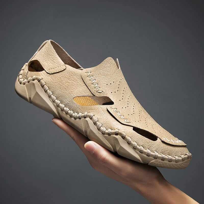 Summer Outdoor Beach Slipper Comfortable Sandals Leather Hiking Casual Shoes