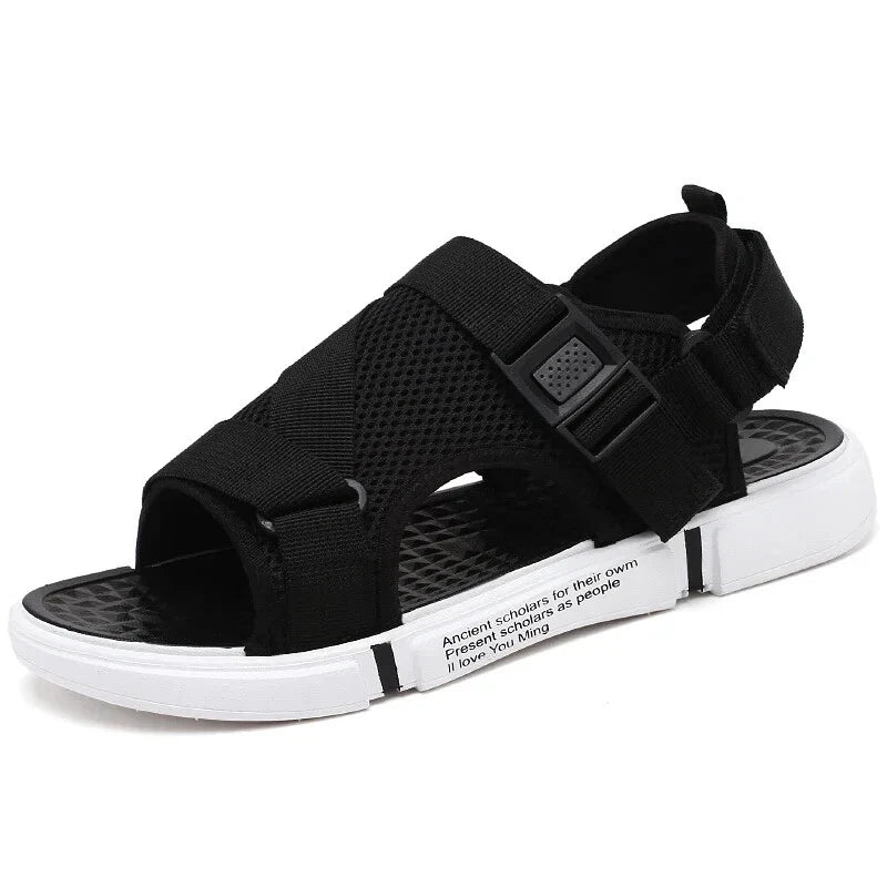 Trendy 2025 New Men's Sandals Casual Sports Beach Shoes Outer Wear Two-Use Flow