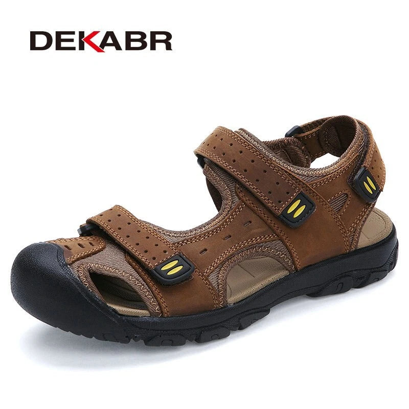 Men's Sandals Beach Slippers Comfortable Non-slip Water Shoes Flat Casual Shoes
