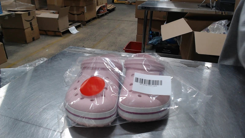 UsedLikeNew_Crocs unisex adult Men's and Women's Crocband Clog, Pearl Pi_Pearl