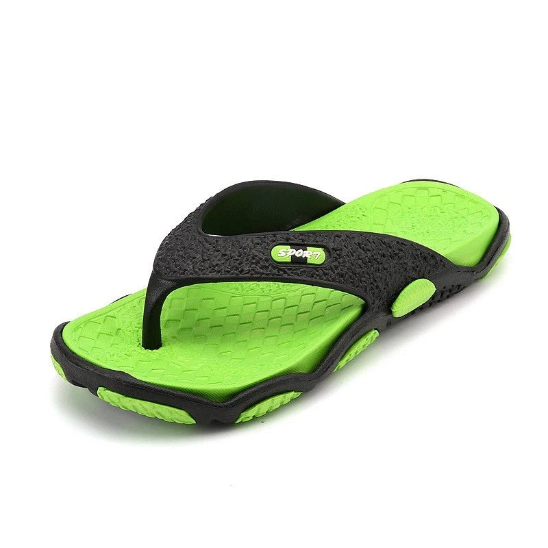 Summer Soft Casual Mens Flat Wedge Sandals Thong Flip Flops Slippers Beach New