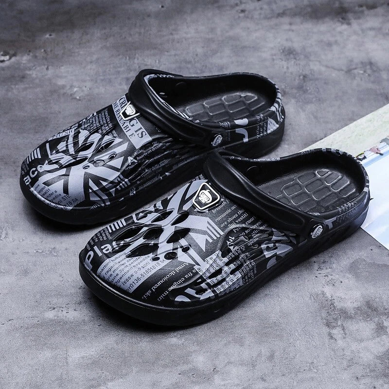 Mens Womens Beach Garden Pool Anti-slip Clogs Mules Sandals Slippers Flats Shoes