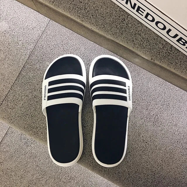 Slippers Men's Summer Fashion Korean Slippers Men's And Women's Outdoor Trend...