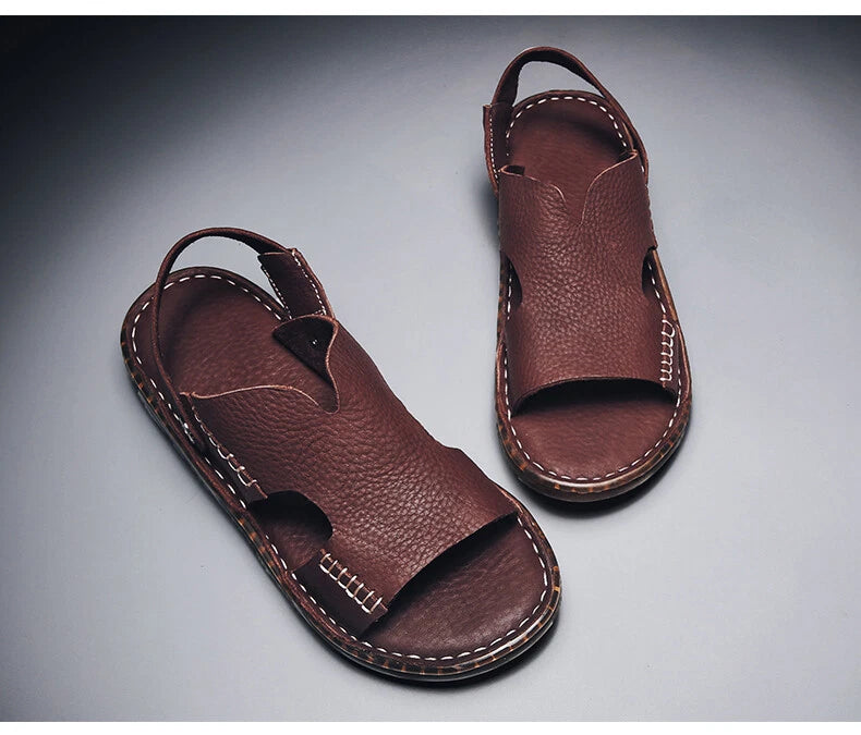 Men Sandals Summer Non-slip Outdoor Slippers Leisure Beach Light Casual Slides