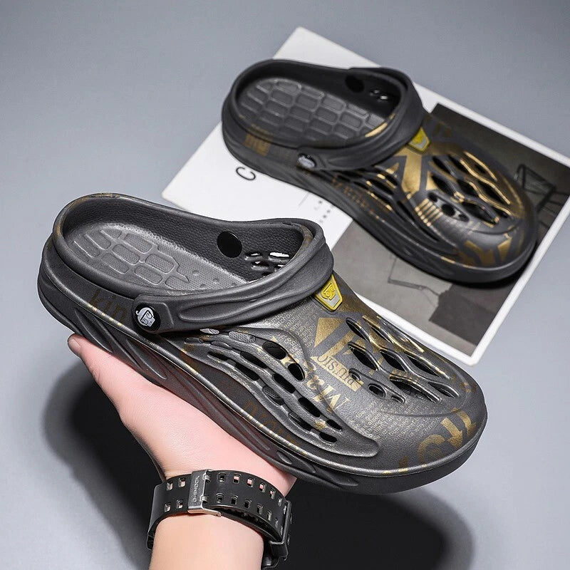 Mens Womens Beach Garden Pool Anti-slip Clogs Mules Sandals Slippers Flats Shoes