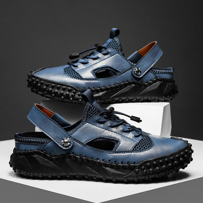 Retro Men Sandals Slides Clogs Men Shoes Casual Summer Slippers Beach Footwear