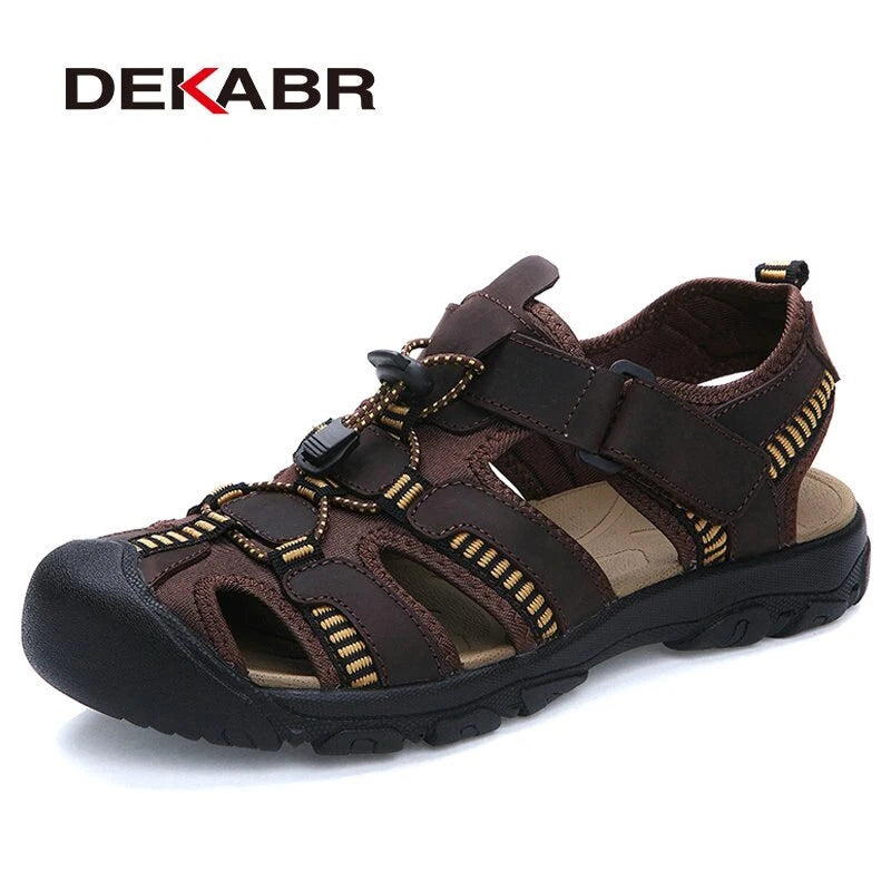 Men's Sandals Beach Slippers Comfortable Non-slip Water Shoes Flat Casual Shoes