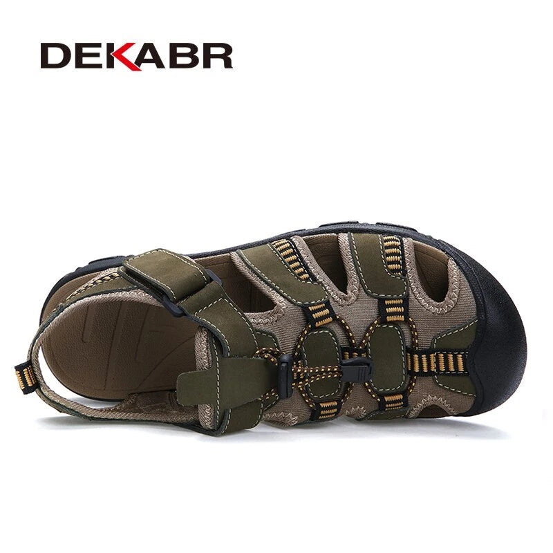 Men's Sandals Beach Slippers Comfortable Non-slip Water Shoes Flat Casual Shoes