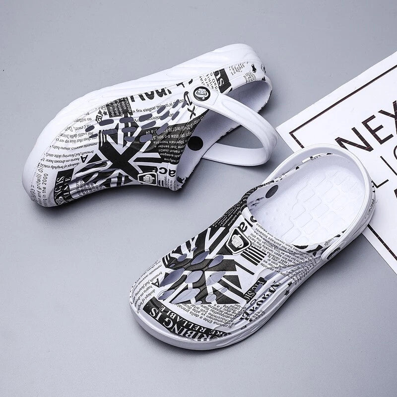 Mens Womens Beach Garden Pool Anti-slip Clogs Mules Sandals Slippers Flats Shoes