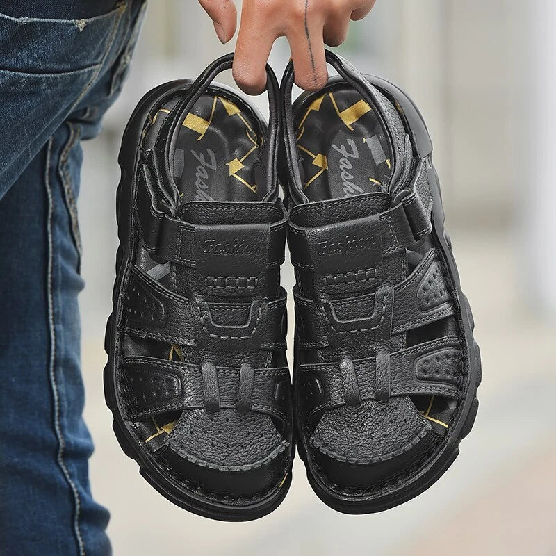 Summer Men's Sandals Outdoor Beach Slippers Non-slip Comfortable Water Shoe