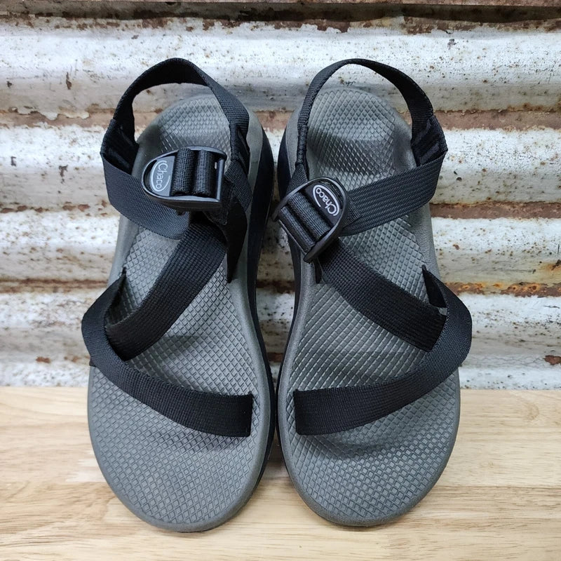 Chaco Men's Zcloud J105593 Strap Sandal Black And Gray Hiking Sandals Size US 10