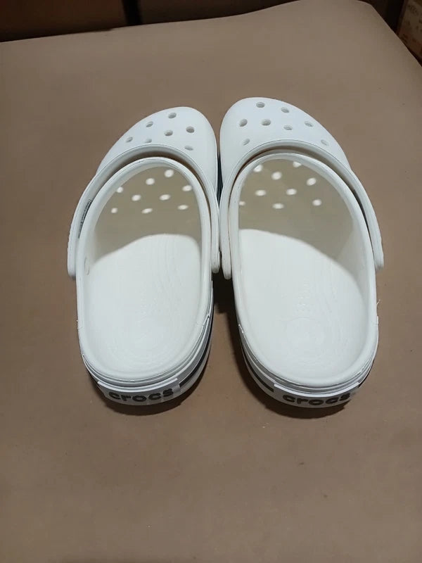 UsedLikeNew_Crocs Unisex-Adult Crocband Clog, White, 9 Women/7 Men_White_Sz9