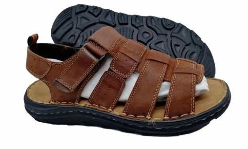 Mens Leather Sandal Shoe Casual Comfort Outdoor Sport Fisherman Slippers Diego-6