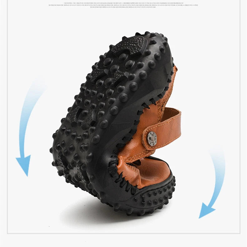 Retro Men Sandals Slides Clogs Men Shoes Casual Summer Slippers Beach Footwear