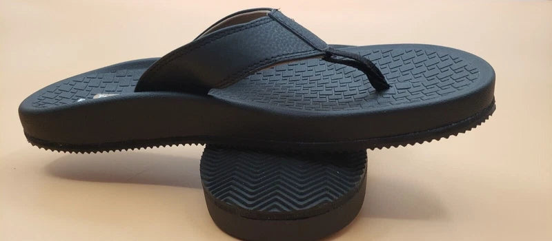 Thearches Men's Beach Sandals Flip Flop, Quick-Dry Arch Support Orthotic Comfort