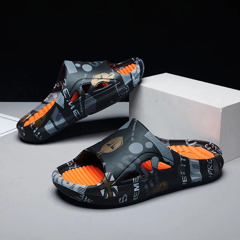 New Style Slippers for Men 2025 Summer Large Outdoor Women Casual Fashion Beach