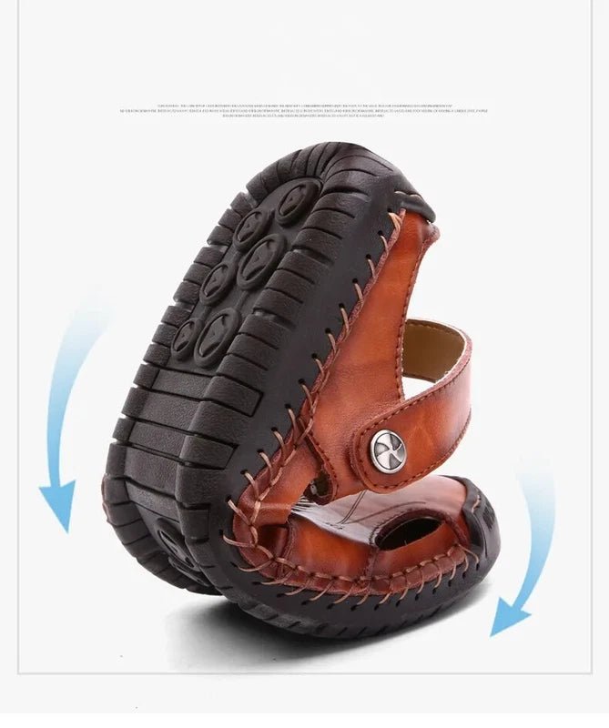 Summer Men's Casual Sandals Mens Slippers Mens Beach Shoes Walking Shoes
