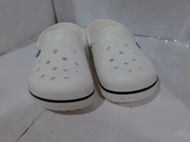 UsedVeryGood_Crocs Unisex-Adult Crocband Clog, White, 9 Wo_White_Sz9 Women/7 Men