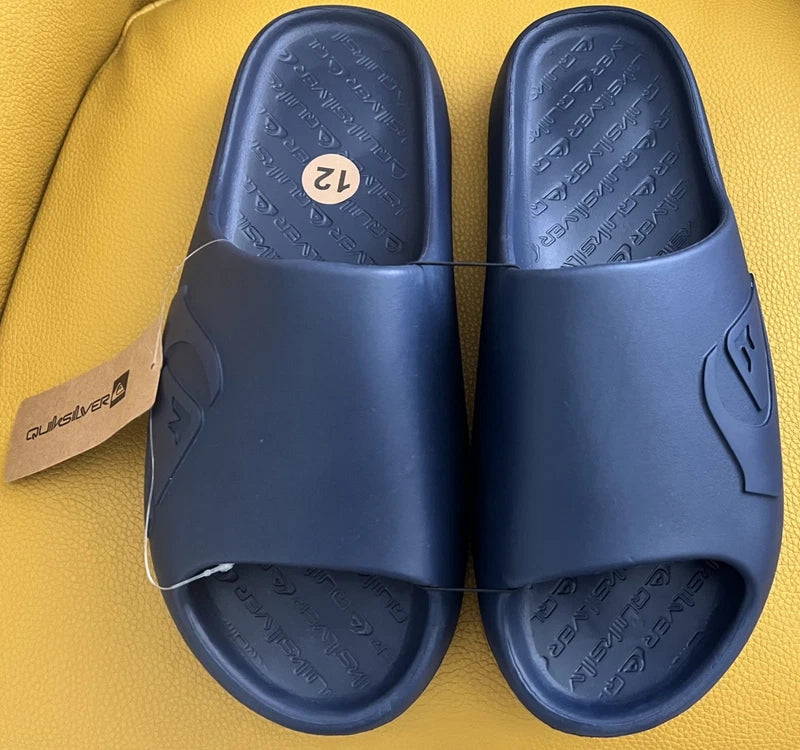 NEW QUICKSILVER MENS 12 CLOUDBREAK SHOES CLOGS SLIDES SANDALS SLIPPERS BEACH GYM