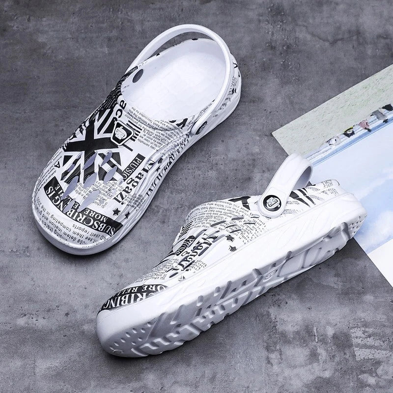 Mens Womens Beach Garden Pool Anti-slip Clogs Mules Sandals Slippers Flats Shoes