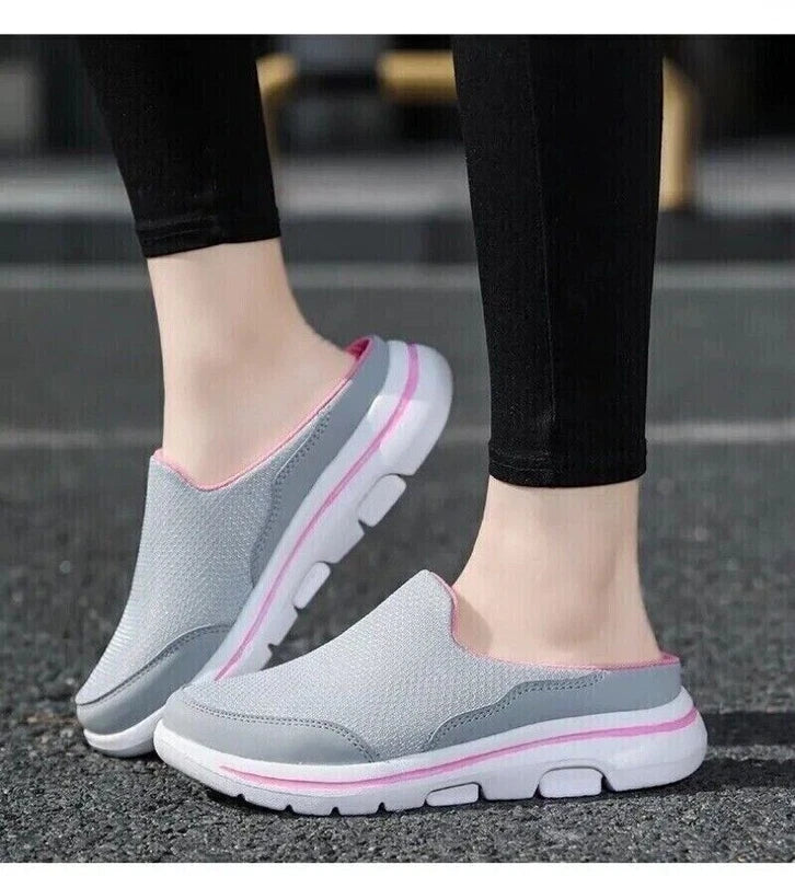 Men/Women Slip On Mules Light Open Back Shoes Walking Shoes Closed Toe Slides