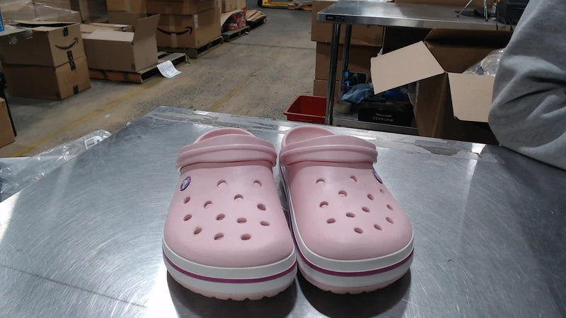 UsedLikeNew_Crocs unisex adult Men's and Women's Crocband Clog, Pearl Pi_Pearl