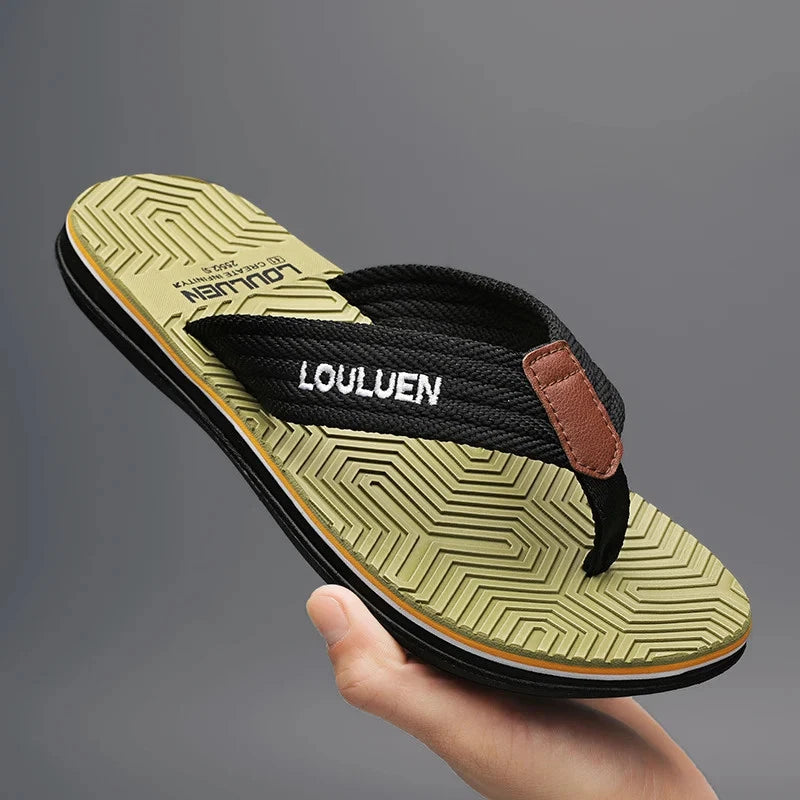 Men's New Flip Flops Super Comfortable and Fashionable Men's Summer Slippers