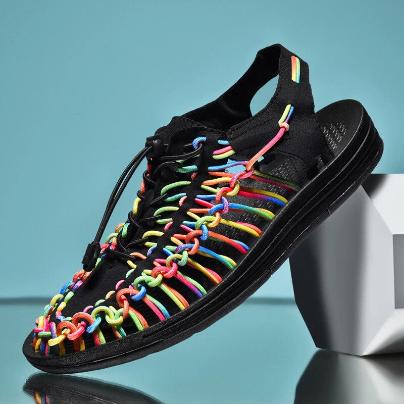 Summer Fashion Sandals Men Roman Beach Slippers Outdoor Gladiator Casual Sandals