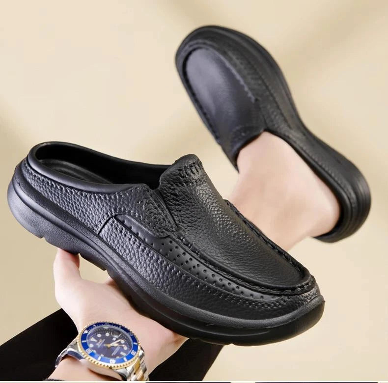 New Fashion Sandals High Quality Slippers Soft Beach Sandals Men Slip on