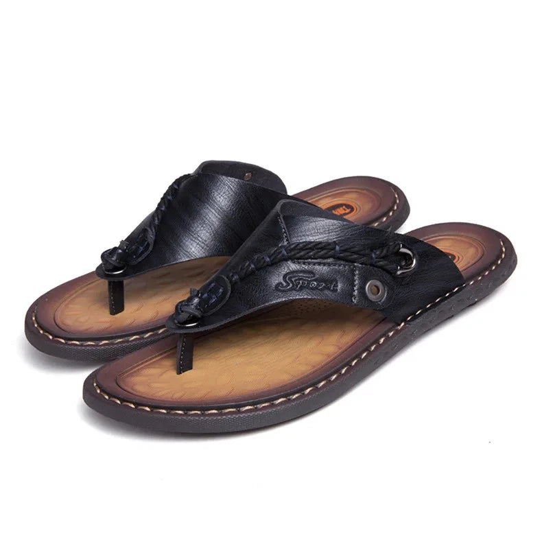 Men's Flip-flops Summer Outdoor Comfortable Slippers Casual Beach Flats Slides