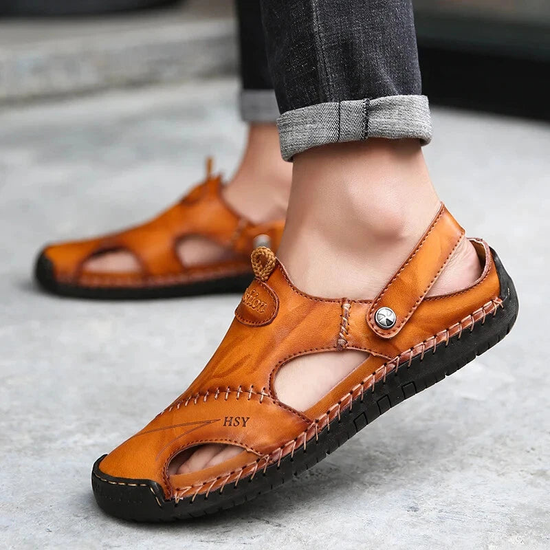 Summer Men's Casual Sandals Mens Slippers Mens Beach Shoes Walking Shoes